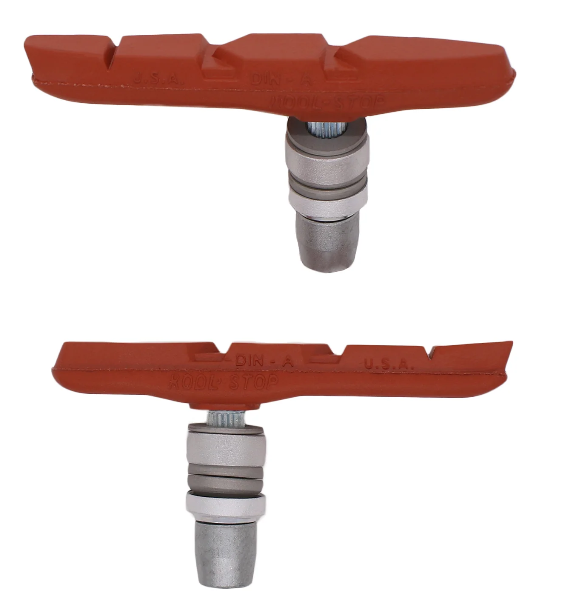 A NEW ITEM - BRAKE PADS - KOOL STOP SALLMON COMPOUNT T-LINE THREADED KSTLTSA