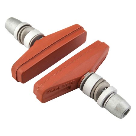 BRAKE PADS - KOOL STOP KS-CTSA CITY Cantilever Threaded Post. Salmon
