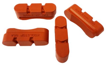 BRAKE PADS - KOOL STOP CAMPAGNOLO DELTA C RECORD SALMON - KS-CDSA - 4 PCS