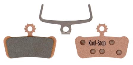 BRAKE DISC PADS - KOOLSTOP AVID-SRAM, XO TRAIL, GUIDE RSC/RS/R, ELIXIR "Sintered - Copper Plated Rear" KSD293S