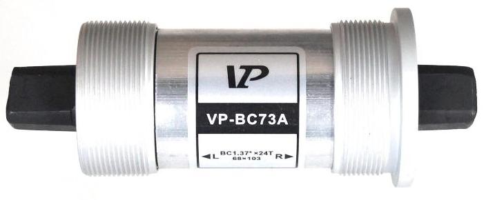 Bottom Bracket Cartridge, 118mm Threaded 68mm shell, Alloy Sheath & Cup 'VP' Brand