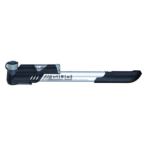 MINI PUMP High Pressure, 120 PSI, GIYO quality, w/gauge, w/T handle, alloy barrel, fv/av & 2 way pumping