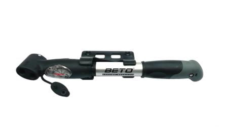 MINI PUMP High Pressure, 120 PSI, Beto quality, w/gauge, Dual Head fv/av & 2 way pumping (some stock in WA)