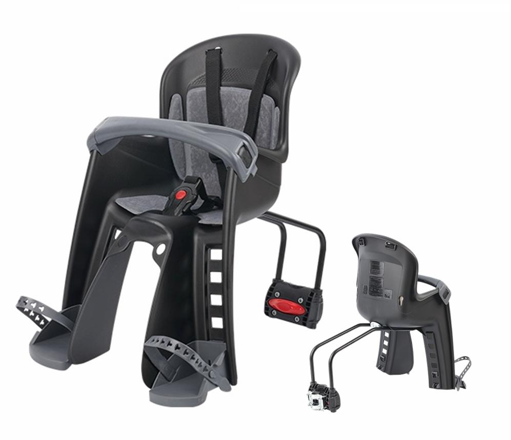 BABY SEAT - Polisport BILBY Junior, Front Facing with SEAT TUBE mounting, upto 15KG, Black /Grey