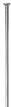 SPOKES - STRAIGHT PULL MACH 1 SILVER Spokes, 310mm ( NO THREAD ), 14 Gauge, Stainless Steel, (Sold Individually)