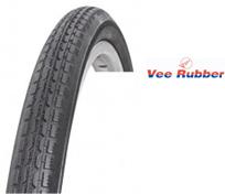 TYRE 16 x 1.3/8 BLACK (37-349), Quality Vee Rubber Tyre