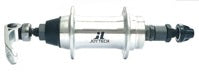 ( USE 93027A ) Hub, Joytech Screw On Q/R Silver 32H (126mm OLD)