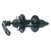 Hub, Joytech 8/10 Speed Cassette 6 DISC Black Alloy Q/R 32H (135mm OLD) ALL BLACK