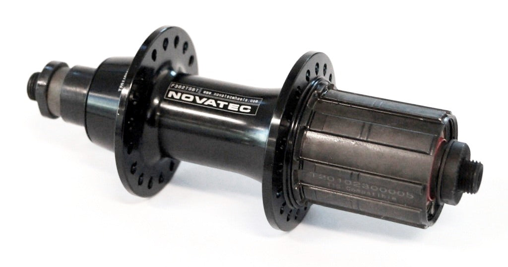 Hub, NOVATEC 8-11 Speed Cassette Alloy Q/R Black 36H (135mm OLD), 2 x saeled bearing, Made in Taiwan