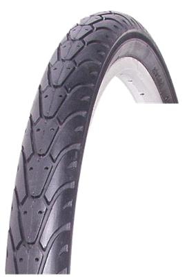 TYRE 16 x 1.75 BLACK Slick (36PSI), Quality Vee Rubber Tyre (47-305)