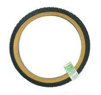 TYRE 20 x 1.75 BLACK with GUM wall, BMX, Quality DURO product (Same tread as 9359)