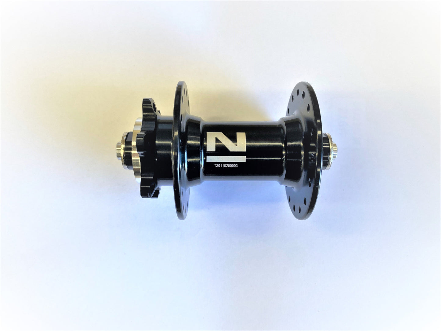 Hub, Front Novatec 32Hole Sealed Bearing 6 Disc Q/r Black Alloy Hub .old 100mm