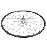 Wheel 700c Alex R-450 D/w Black Rim , Screw On Q/r MultiSpeed Alloy Hub , Silver mach1 Spokes .REAR.