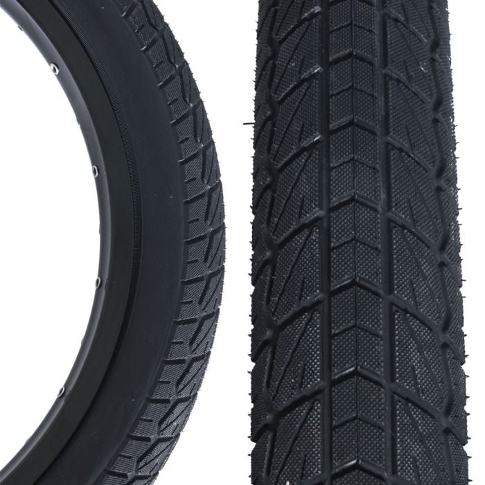 TYRE 20 x 2.4, Theory, BMX Freestyle Tyre, Extra Wide, BLACK (58-406)
