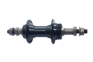 HUB Alloy Screw On Nutted Black 36H (135mm OLD)