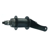 Hub, Coaster Nutted Black 36H (110mm OLD) includes Brake arm clip , 18t cog , dustcover . nuts and Circlip .