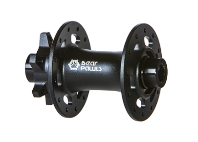 HUB BEAR PAWLS - FRONT, 15mm T/A (100mm OLD), 6 Disc, 32H, Sealed Bearing, Black