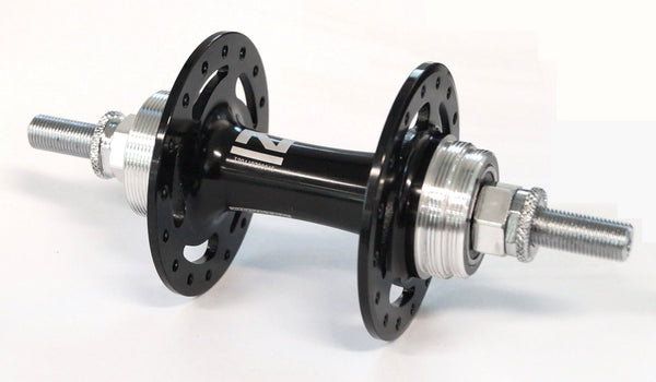 Hub, Double Sided Fixed/Free 32H Nutted Black, 120 TRACK sealed bearing, Quality Novatec product, Made in Taiwan (With Lockring And Nuts)