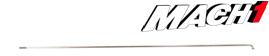 SPOKES - MACH 1 Stainless Steel Spokes, 232mm, 14 Gauge, J Hook, SILVER (Sold Individually)