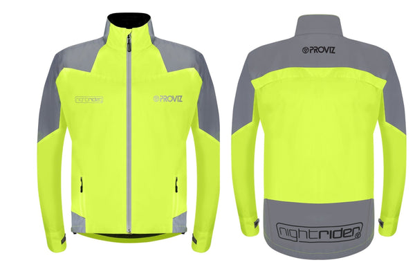 PROVIZ Nightrider Jacket Yellow (M) - High Visibility Jacket PV1501