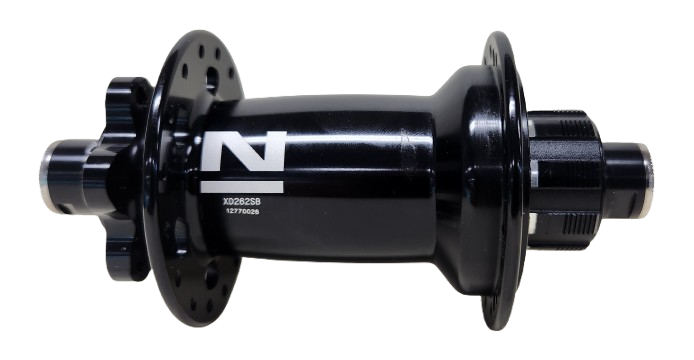 `A NEW ITEM - Hub, Single Speed Cassette Novatec Sealed (shimano pattern) Dirt Jump 32H -- 6 Disc - (142mm OLD x 12mm T/A) - (Inc's 1/8 " 14T cog)