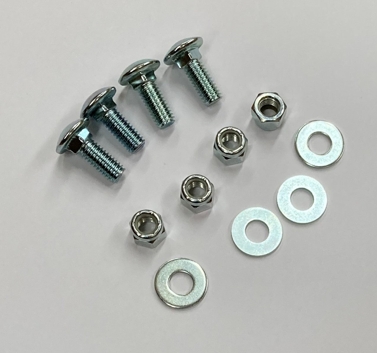 TRIKE SET SUIT GOMIER REAR END (4x s - 4 x Washers - 4 x Nyloc nuts )