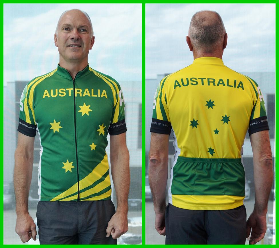 Jersey, TOURIST, short sleeve, full zip, Australia design, X-LARGE