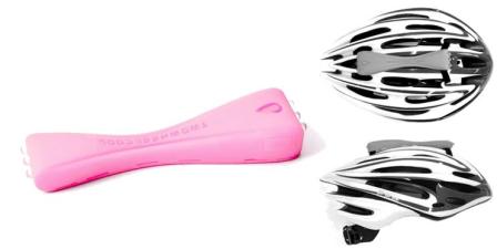 Front & Rear Light for Helmet, PILOT, USB rechargeable, Front (3 x white LED) and rear (3 x red LED) in one, ROSA. Two Wheel Cool (special pricing, we are making room to expand our ranges)