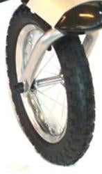 Replacement 12" FRONT Wheel ONLY w tyre and tube (NO BRACKET)for Bicycle Trailer/Jogger 9800/9801/9807/9820 (Q/R - 100mm OLD)