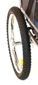 REPLACEMENT REAR Wheel 16" for PET Trailer/Jogger 2in1.