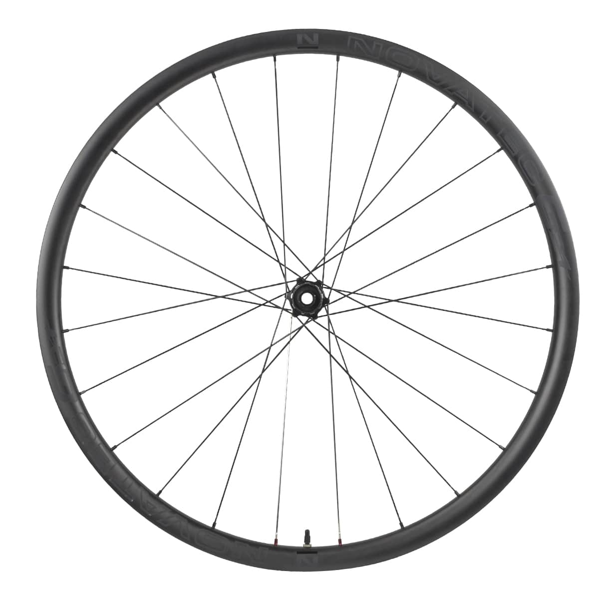 Wheelset CARBON 700c Novatec G24 Pro Gravel Centerlock (30mm wide 24mm inner width rims). DRS Shimano HG driver R: 142 x 12mm Thru. F: 100 x 12mm Thru 110kg rider limit