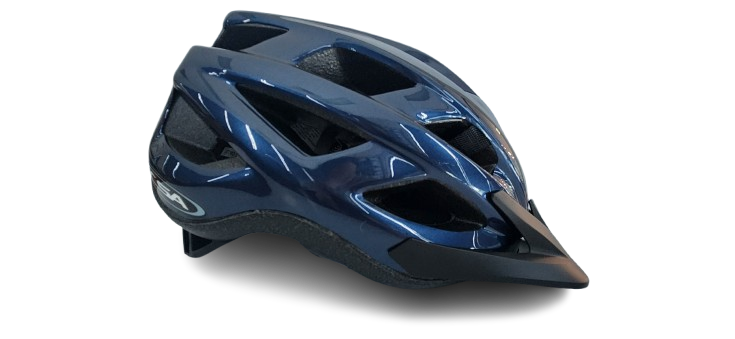 CHASER HELMET - METALIC BLUE, Australia Standards Approved -- MEDIUM / LARGE (58-62cm)