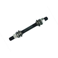 AXLE FRONT 14mm x170mm w/cone & nut,