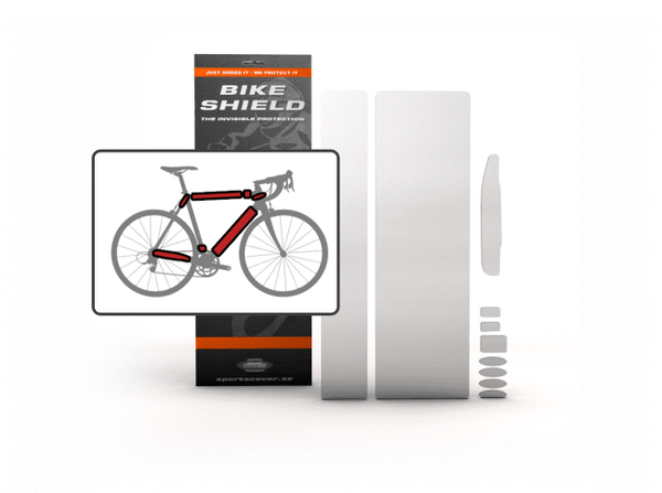 Bikeshield Fullpack Regular (Bike protection that is Tough, Totally clear, non-yellowing, lightweight, self-healing, transparent and shock absorbing, Easy to Apply without heat or water)