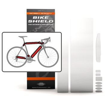 Bikeshield Fullpack Regular Matte (Bike protection that is Tough, Totally clear, non-yellowing, lightweight, self-healing, transparent and shock absorbing, Easy to Apply without heat or water)