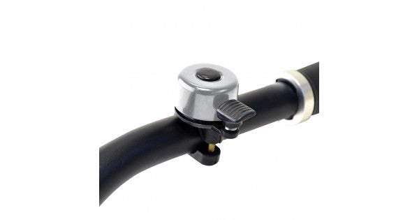 Mini-Flick Bell, fits 22.2mm diameter handlebar, Black - (Variable position dinger) - Oxford Product