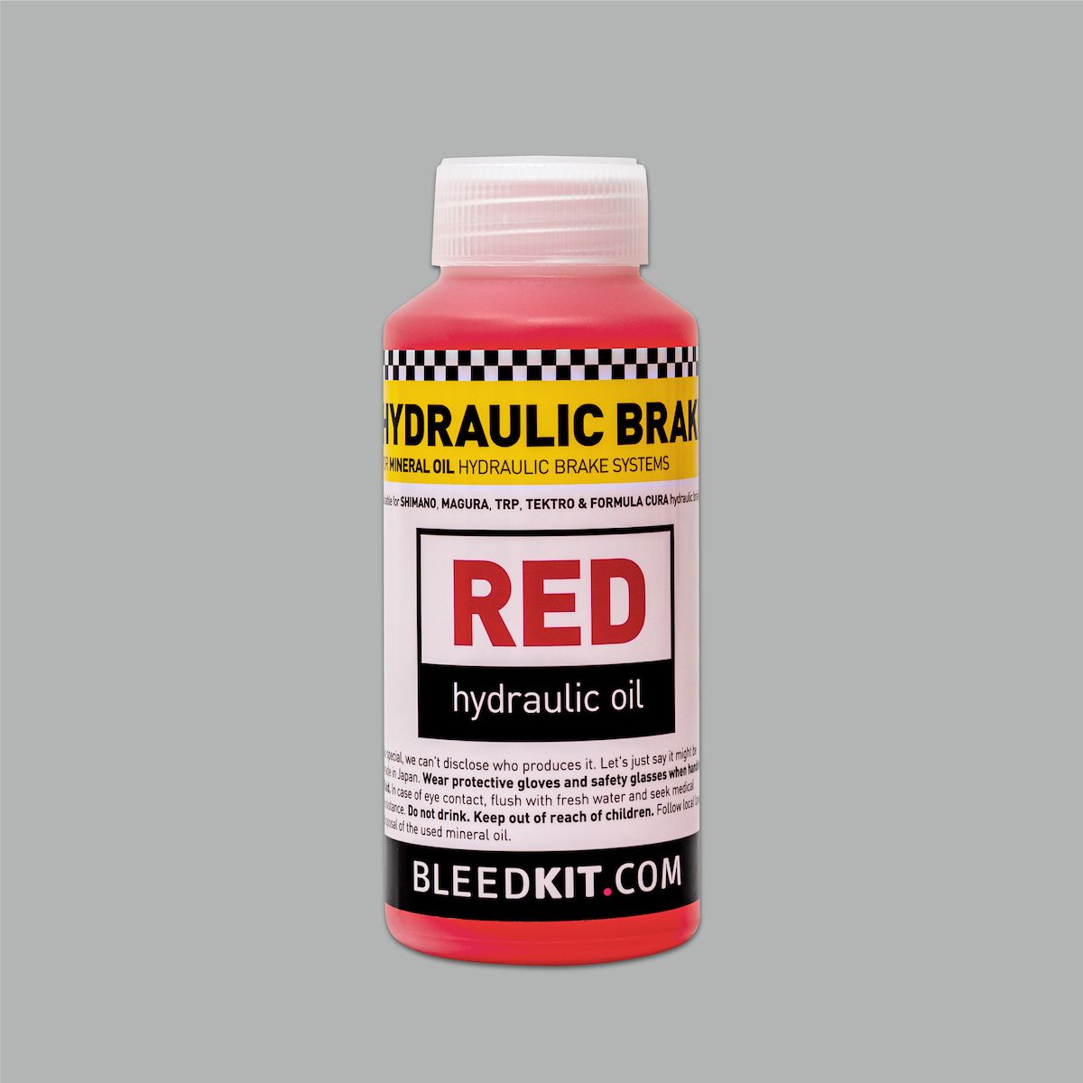 Oil by BleedKit - RED mineral hydraulic oil 100 ml MO-10200 Premium product Made in Slovenia