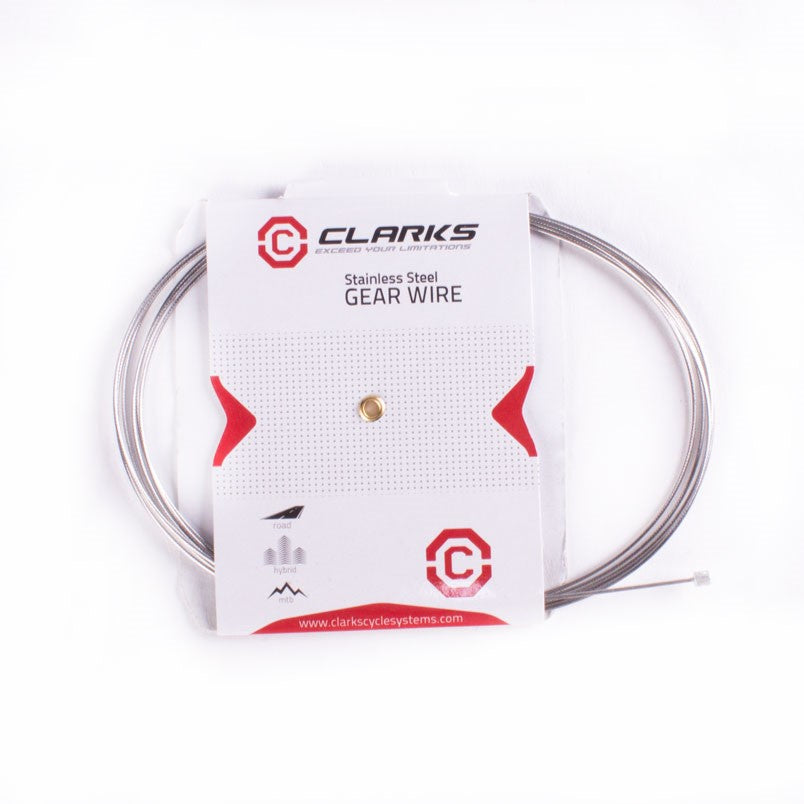 GEAR INNER WIRE - Stainless Steel, Universal, 1.1mm x 2275mm 3.85mm D x 4mm L Nipple (will fit campag)