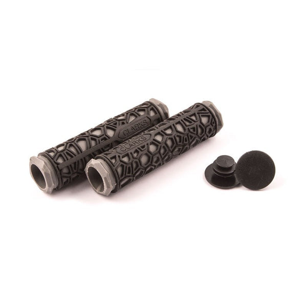 GRIPS, Clarks, Rubber, Double Density, Black / Grey, 130mm length, w/plugs