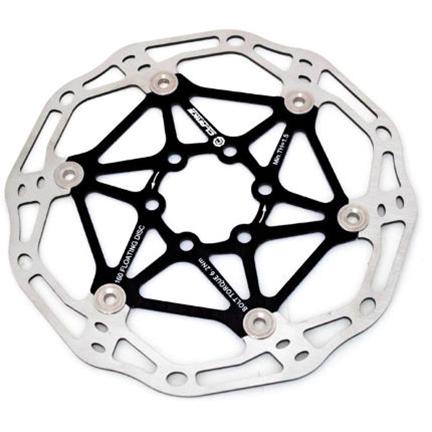 DISC ROTOR - Light weight high performance floating rotor, CLARKS, STAINLESS STEEL 203mm, BLACK ED finish, 133g Quality Clarks product