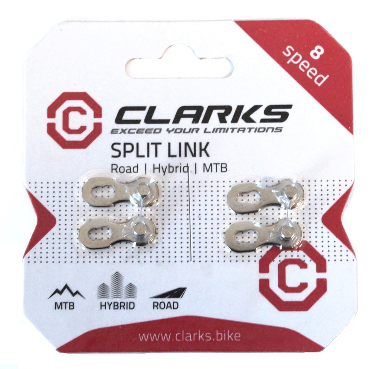 LINK -5-8 Speed Silver x 2 from CLARKS,