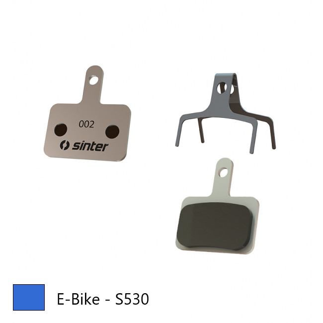 BRAKE DISC PADS - E-BIKE & endurance pads, BLUE, Shimano B type | Tektro | TRP Deore BR-M575 | BR-M525 | BR-M515 | BR-T615 | LX BR-T675 etc Quality Sinter product Made in Slovenia