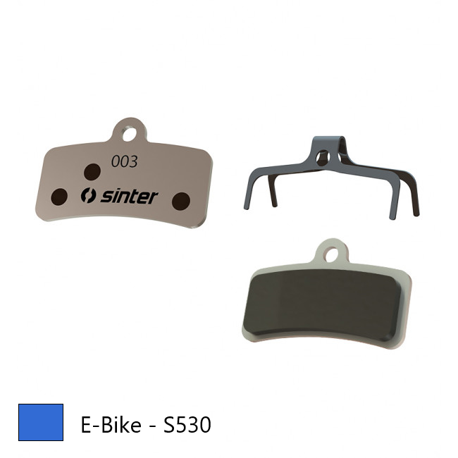BRAKE DISC PADS - E-BIKE & endurance pads, BLUE, Shimano D type | Tektro/TRP XTR BR-M9120/XT BR-M8120/BR-M8020/SLX BR-M7120/SAINT BR-M820 etc Quality Sinter product