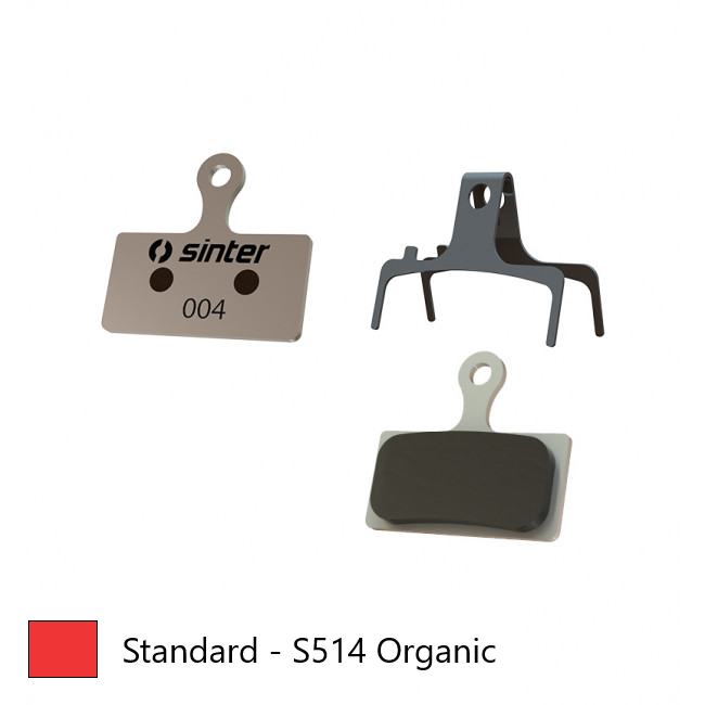 BRAKE DISC PADS - MTB & ROAD standard premium pads, RED, Shimano G type | FSA | Rever XTR BR-M9000 | BR-M9020 | BR-M987 | BR-M988 | BR-M985 | XT BR-M8100 etc Quality Sinter product