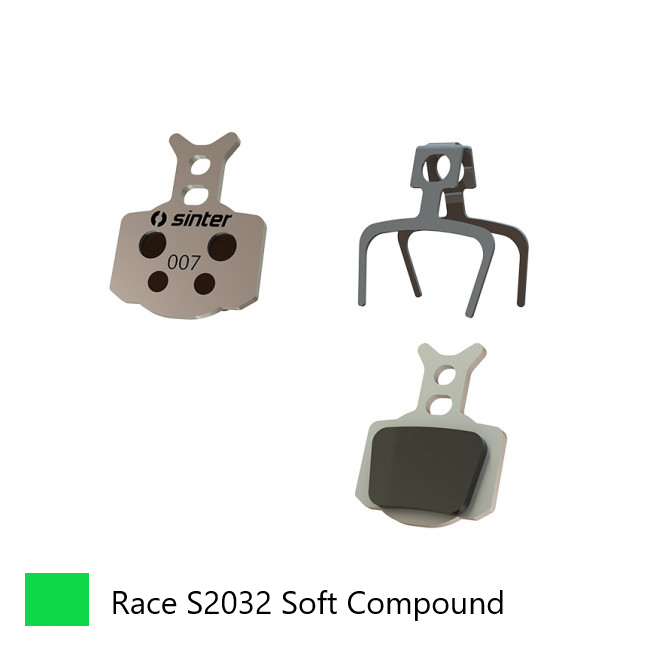 BRAKE DISC PADS - MTB premium RACE pads (extra bite), GREEN, Formula RO Racing | T1 Racing | R1 Racing | R1 | C1 | CR3 | T1 | RO | Mega etc Quality Sinter product Made in Slovenia