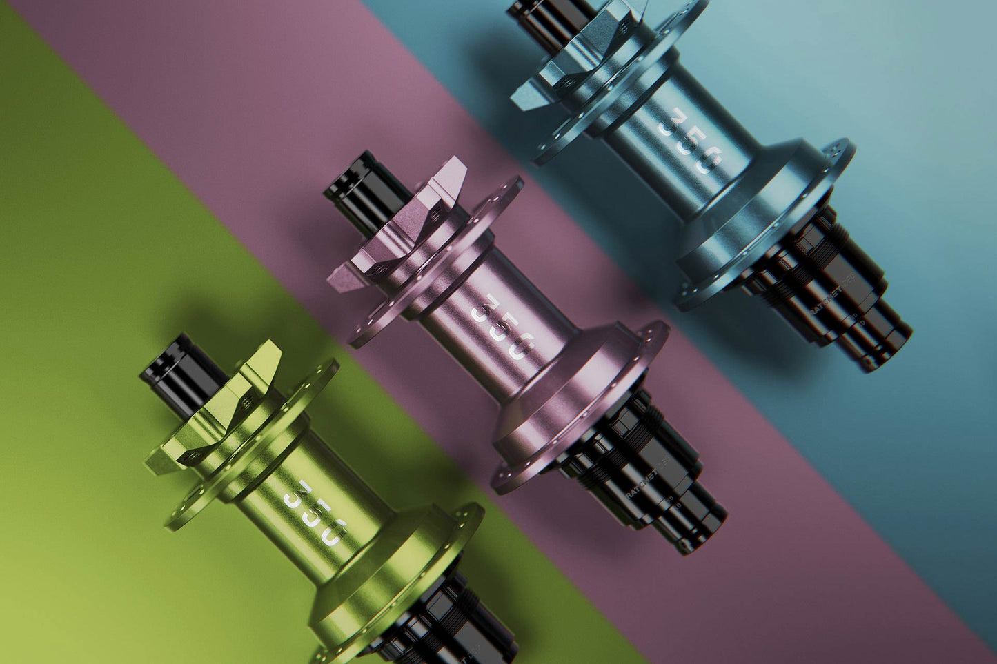 350 DEG TURQ H/SET 15/110+12/148B 32H 6 Bolt XD