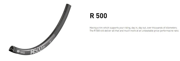 DT RIM R500 DB 28h black 700c/29