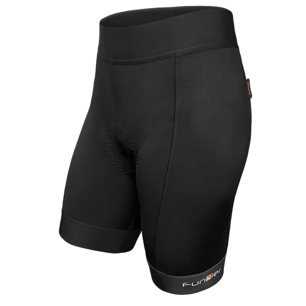 KNICKS - FUNKIER BONDENO Women's 8 Panel Shorts, B-13 Chamois, 80% Polyamide 20% Spandex, BLACK, XS