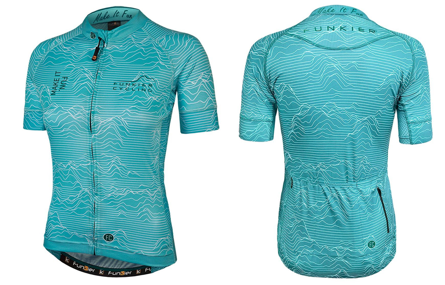 MINT PRO JERSEY -- Ladies Race Fit, FUNKIER Pro Rossini -- Womens XL