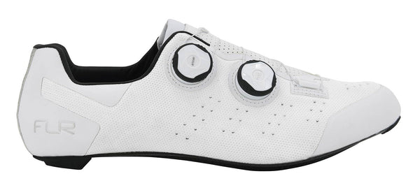 FLR FNT-9 Knit Carbon Sole Road Shoe (White)